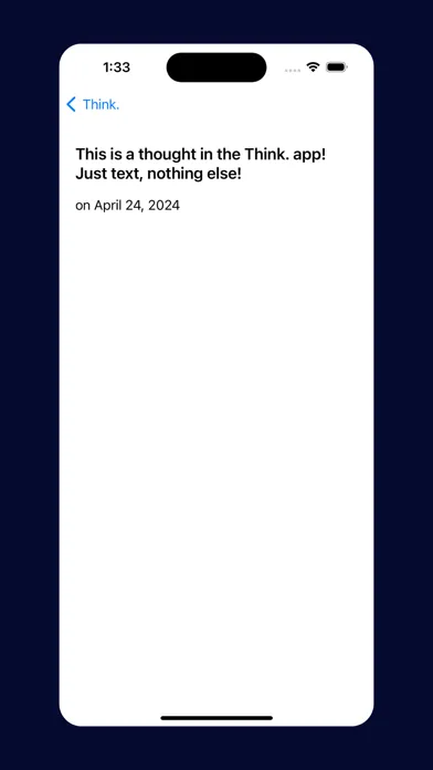 Think. Easy markdown thoughts. Ekran Görüntüleri