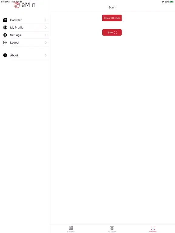 eMin iPad  سکرین شاٹس