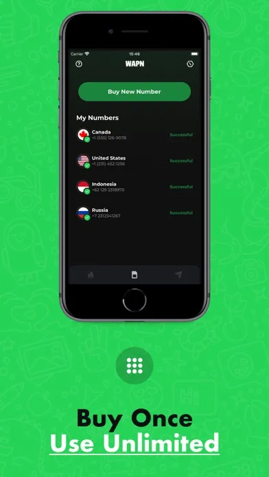 Captures d'écran de Virtual Phone Number - WAPN
