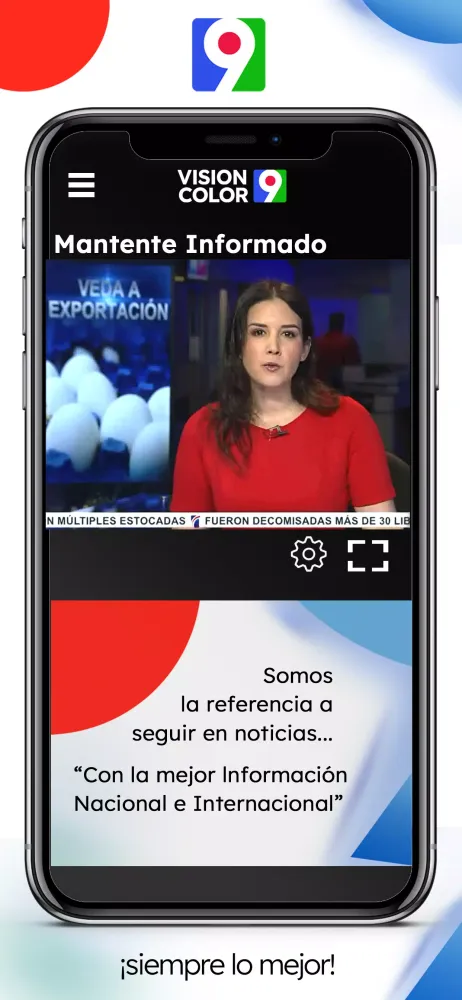 Color Visión Canal 9應用截圖