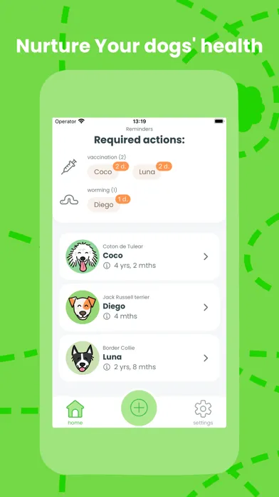 Zrzuty ekranu DogDoc - Dog Health Assistant