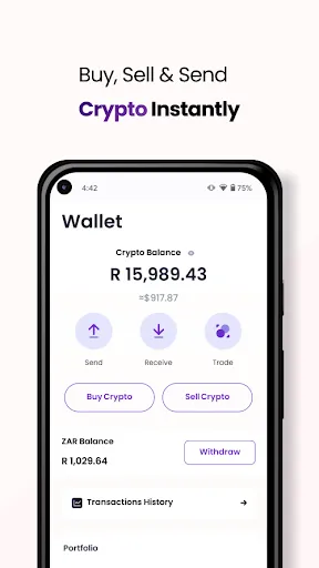 Tangkapan skrin DoshFx - Buy Bitcoin