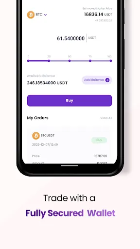 Tangkapan skrin DoshFx - Buy Bitcoin