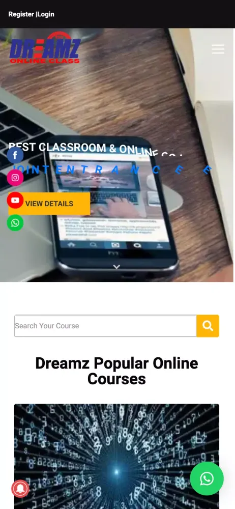 Dreamz Online Class Screenshots
