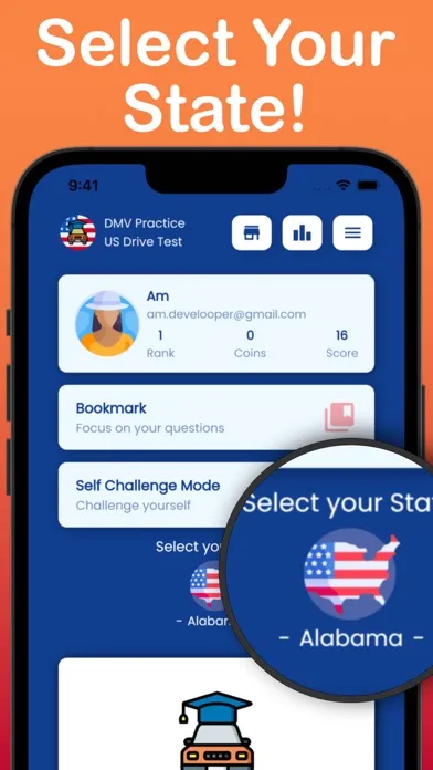 Capturas de pantalla de US Driving - DMV Practice Test