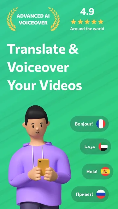 Dubby AI. Video translator.应用截图