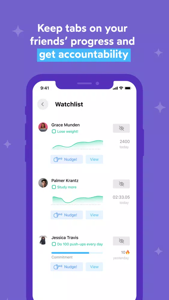 dügl: Track and Share Goals Screenshots