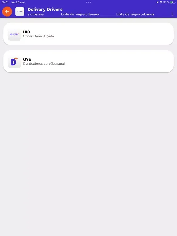 Captures d'écran de Delivery Drivers iPad 