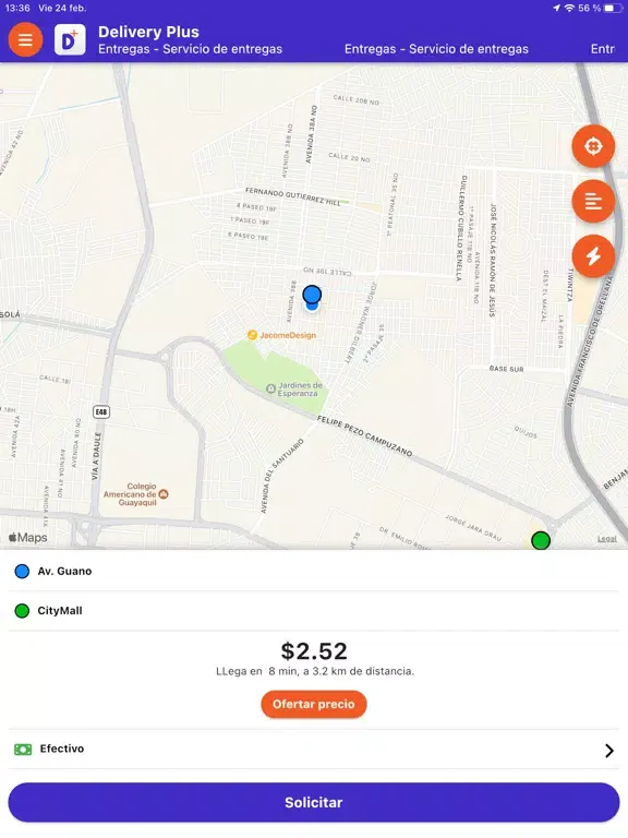 Delivery Plus iPad  Screenshots