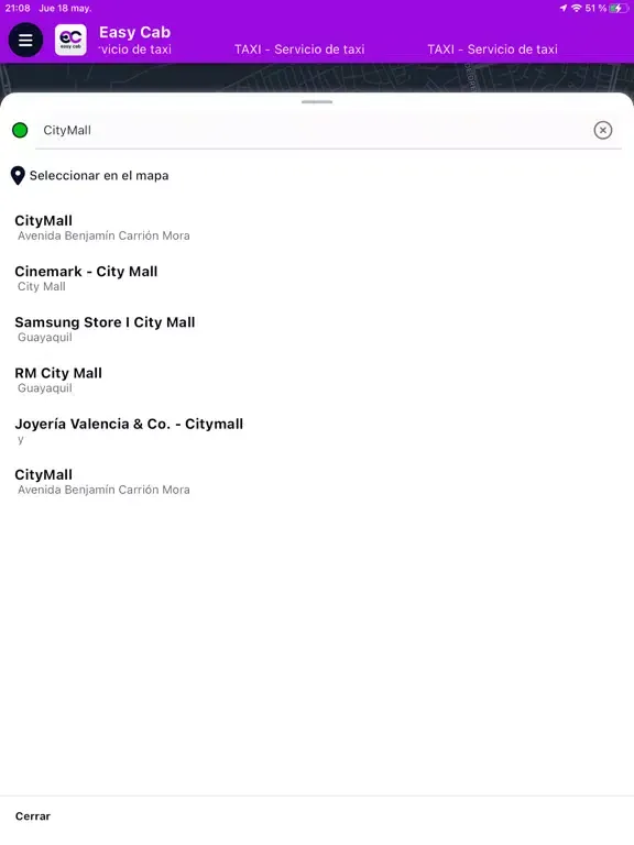 Easy Cab iPad 应用截图