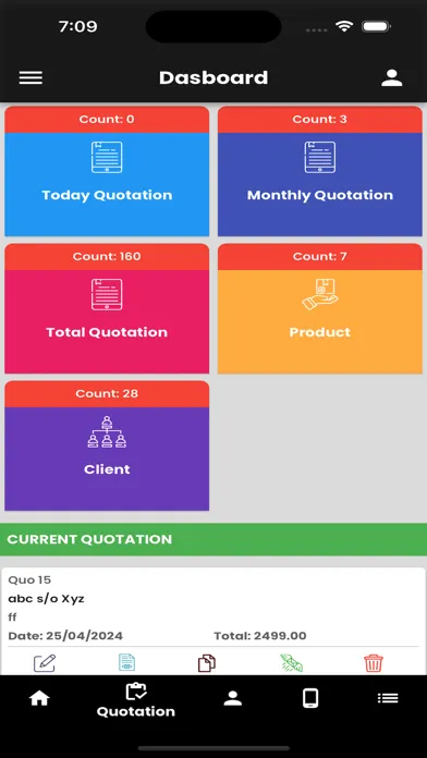 Easy Quotation Estimate App Screenshots