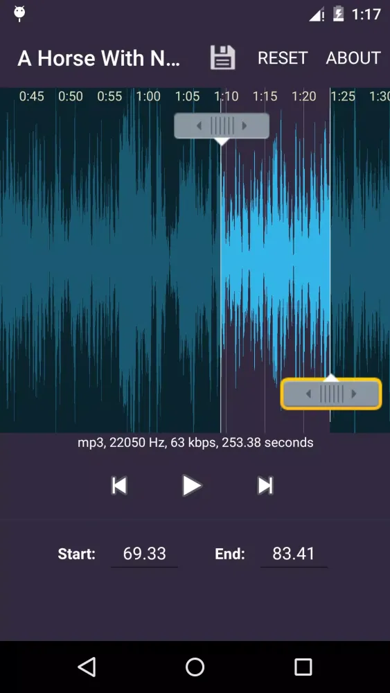 Zrzuty ekranu Ringtone Maker