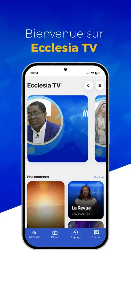 Скриншоты Ecclesia TV