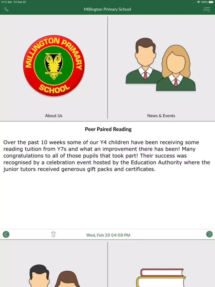 تصاویر Millington Primary School iPad 