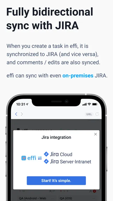 Capturas de pantalla de effi - app for QA testers