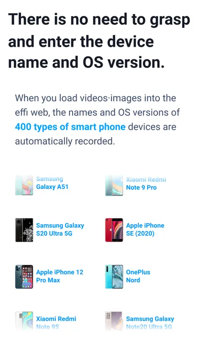 Capturas de pantalla de effi - app for QA testers