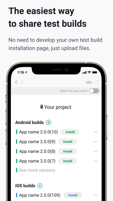 Capturas de pantalla de effi - app for QA testers