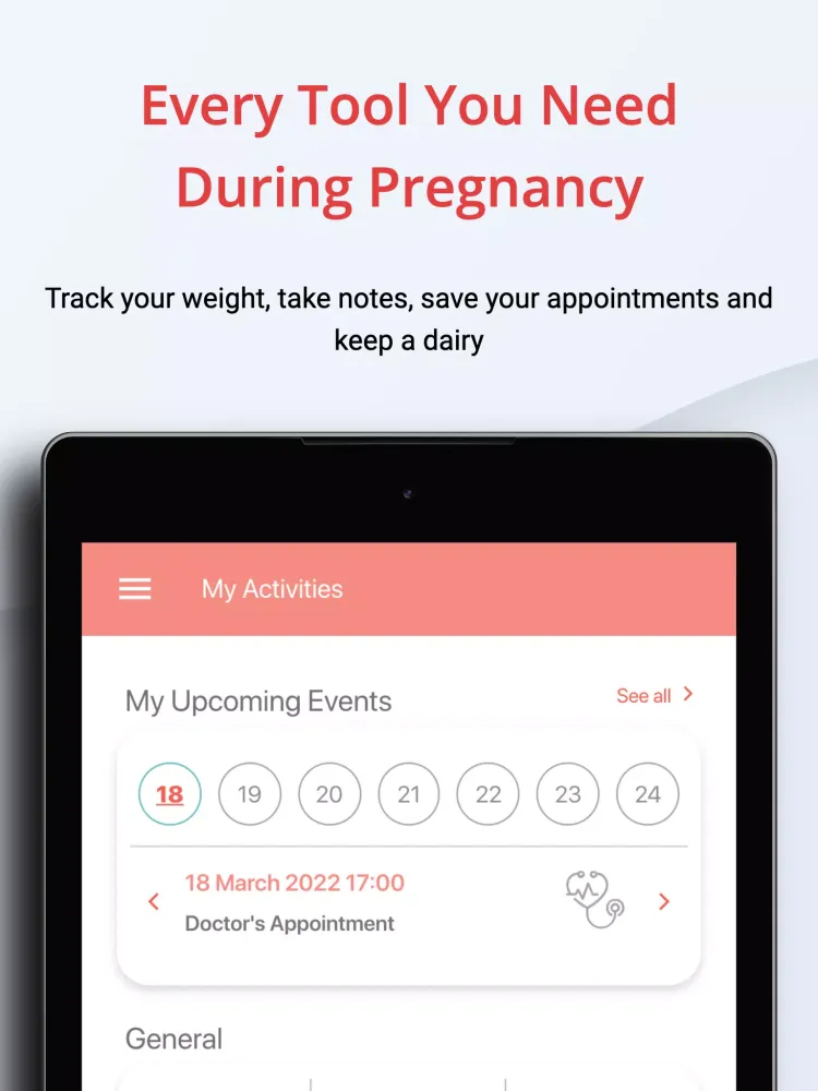 Elika - Pregnancy Tracking Screenshots