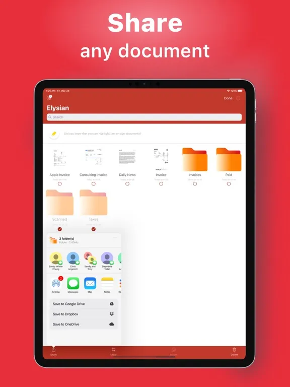 Скриншоты Elysian - The BEST PDF Scanner iPad 