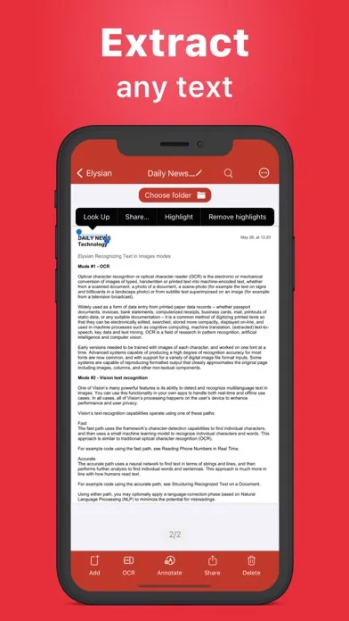 Скриншоты Elysian - The BEST PDF Scanner