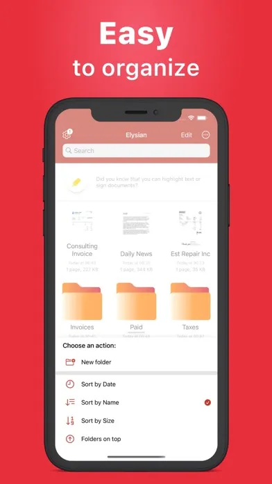 Скриншоты Elysian - The BEST PDF Scanner