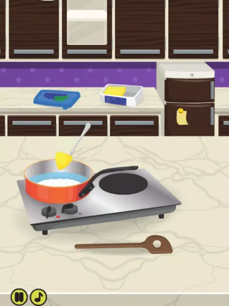 ภาพหน้าจอของ Emma Cooking Game: French Apple Pie - Free Kids Game: Bake a vegan classic recipe iPad 