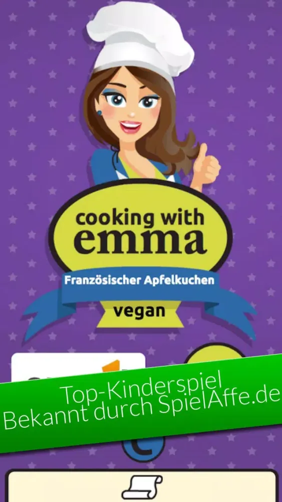 ภาพหน้าจอของ Emma Cooking Game: French Apple Pie - Free Kids Game: Bake a vegan classic recipe