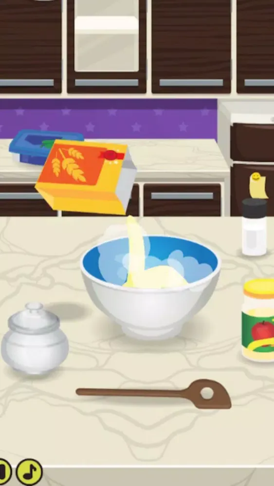 ภาพหน้าจอของ Emma Cooking Game: French Apple Pie - Free Kids Game: Bake a vegan classic recipe