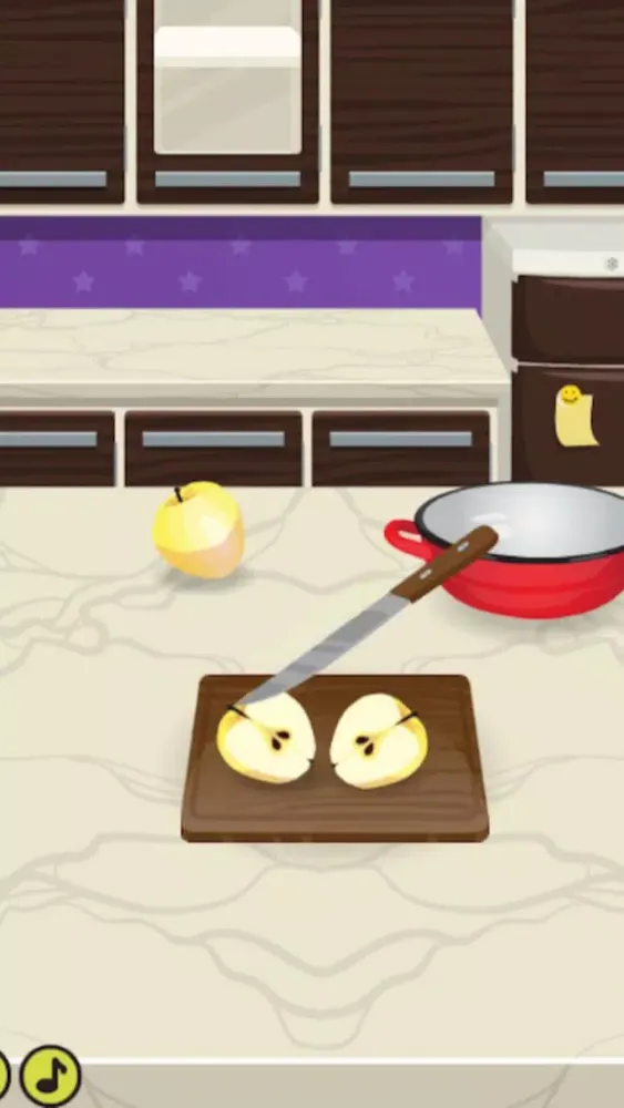 ภาพหน้าจอของ Emma Cooking Game: French Apple Pie - Free Kids Game: Bake a vegan classic recipe