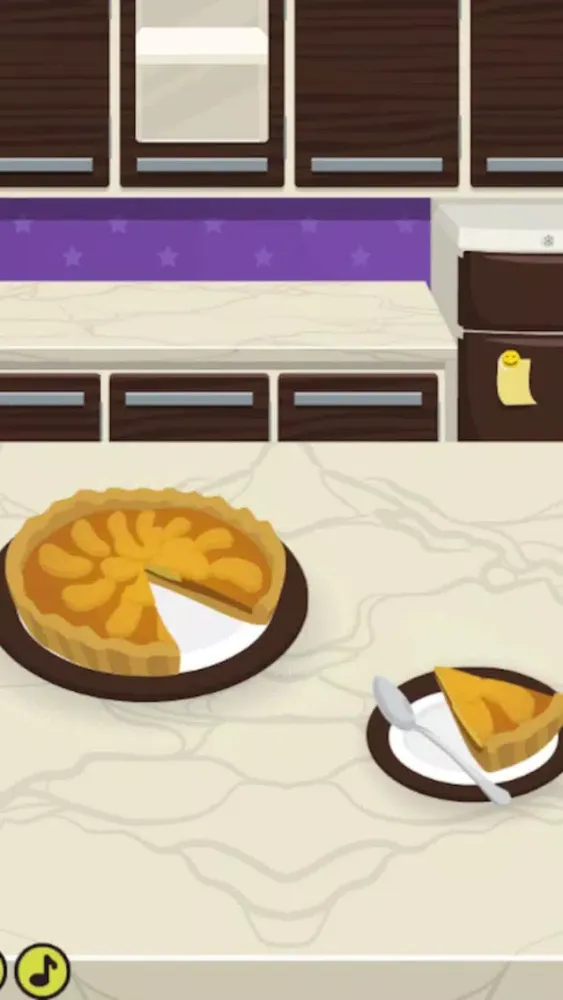 ภาพหน้าจอของ Emma Cooking Game: French Apple Pie - Free Kids Game: Bake a vegan classic recipe