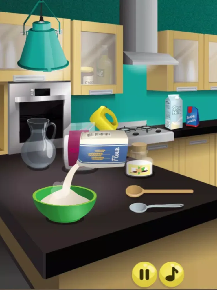 Emma Cooking: Chocolate Butterfly Cake for birthday or wedding - Free food recipe app for kids iPad  Screenshots