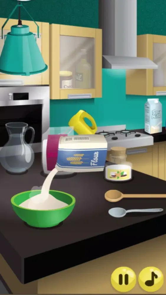 Emma Cooking: Chocolate Butterfly Cake for birthday or wedding - Free food recipe app for kids Screenshots
