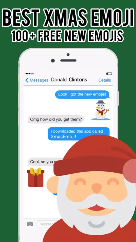 XmasEmoji - Christmas Emojis Stickers Keyboard Pro应用截图