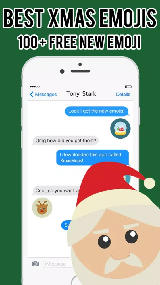 Zrzuty ekranu XmasMojis - Christmas Emojis Stickers Keyboard Pro