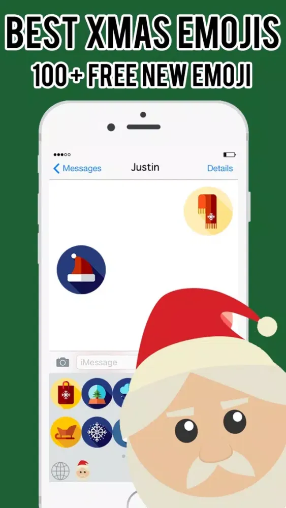 Zrzuty ekranu XmasMojis - Christmas Emojis Stickers Keyboard Pro