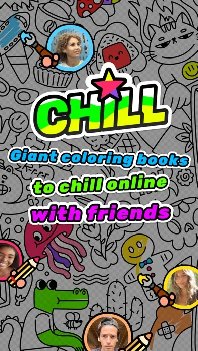 Tangkapan skrin Chill: Draw with friends