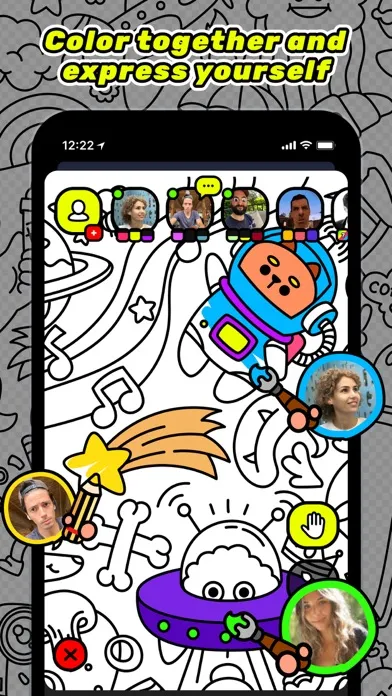 Tangkapan skrin Chill: Draw with friends