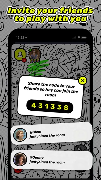 Tangkapan skrin Chill: Draw with friends
