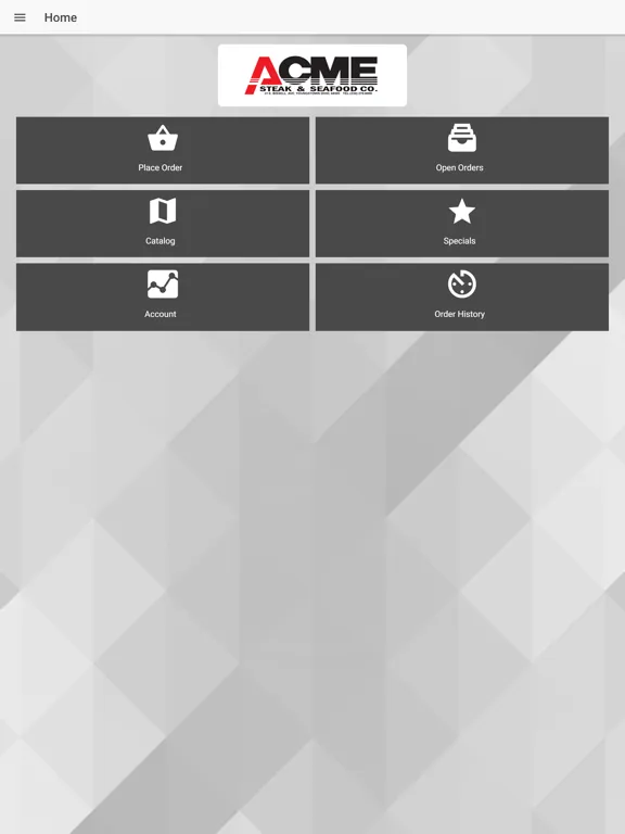 Acme Steak Online iPad 应用截图