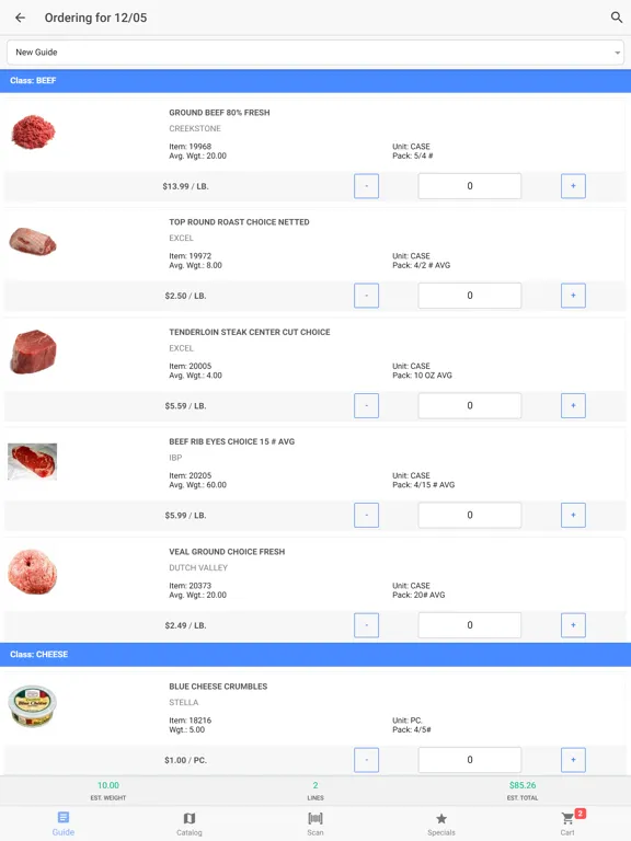 Acme Steak Online iPad 应用截图