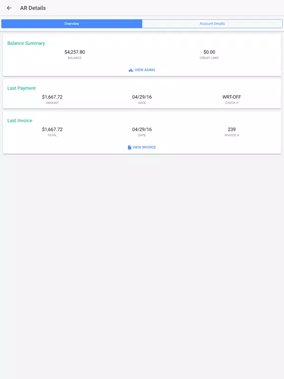 Robert Erneston Produce App iPad  Screenshots