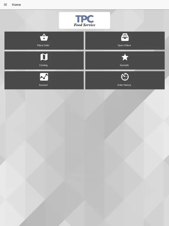 Скриншоты TPC Food Service Online iPad 