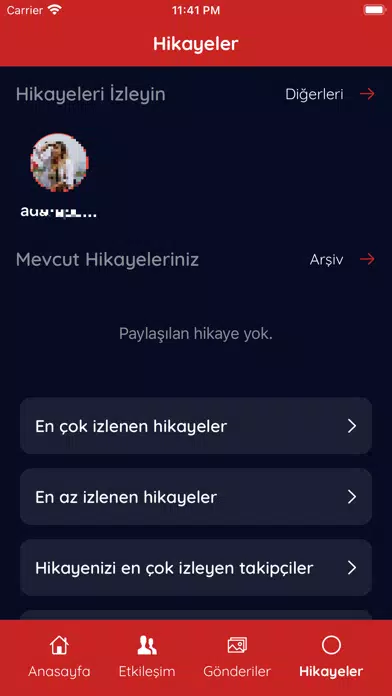 Скриншоты eProfil-Instagram için Analiz
