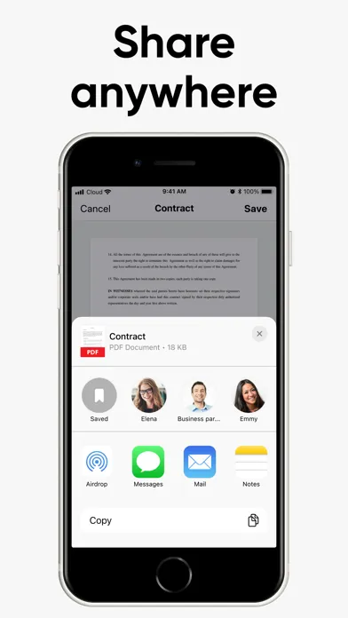 Tangkapan layar eSign App: Sign PDF Documents