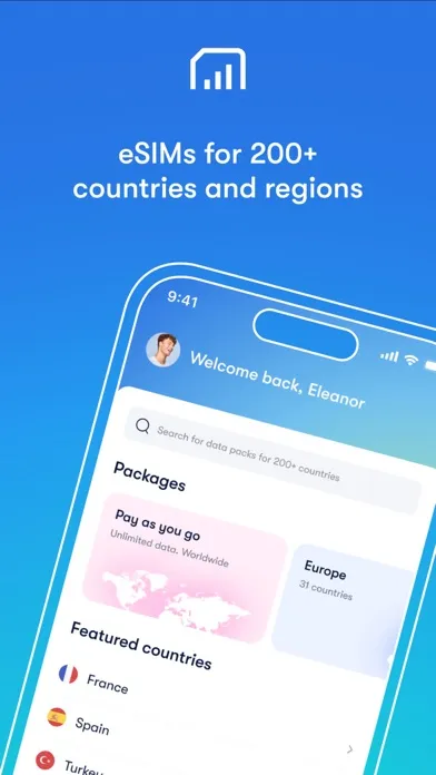 Screenshot di eSimply: Travel & Mobile data