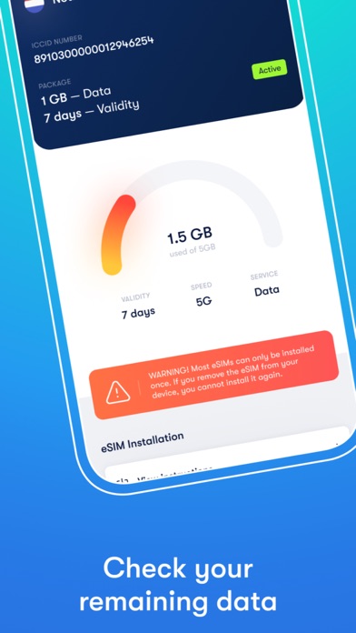 eSimply: Travel & Mobile data应用截图