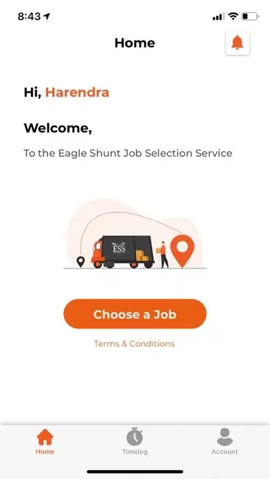 Eagle Driver Track & Log سکرین شاٹس