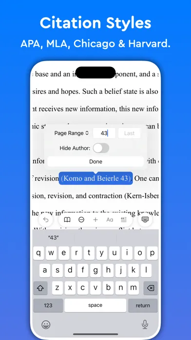 Capturas de pantalla de Essayist: Academic Writing App