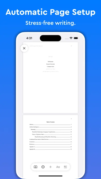 Capturas de pantalla de Essayist: Academic Writing App