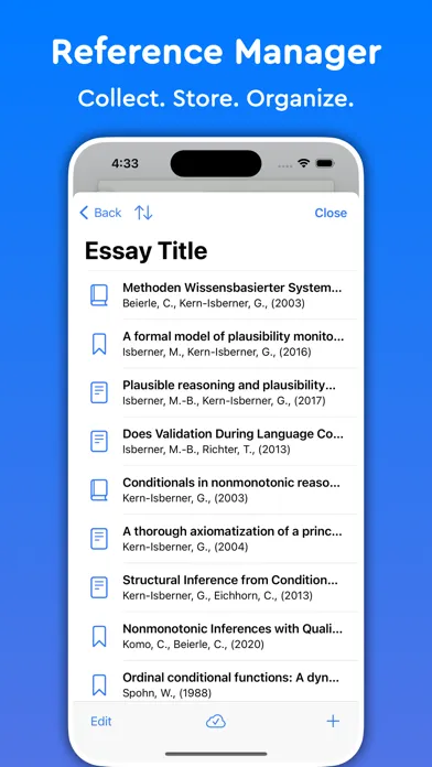 Capturas de pantalla de Essayist: Academic Writing App